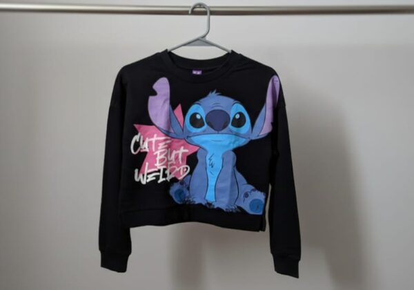 Disney's Stitch Long Sleeve Crop Top