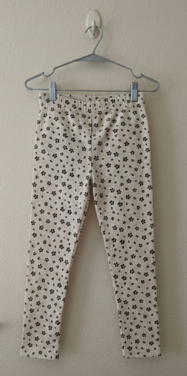 DKNY Girls’ Floral Ribbed Leggings